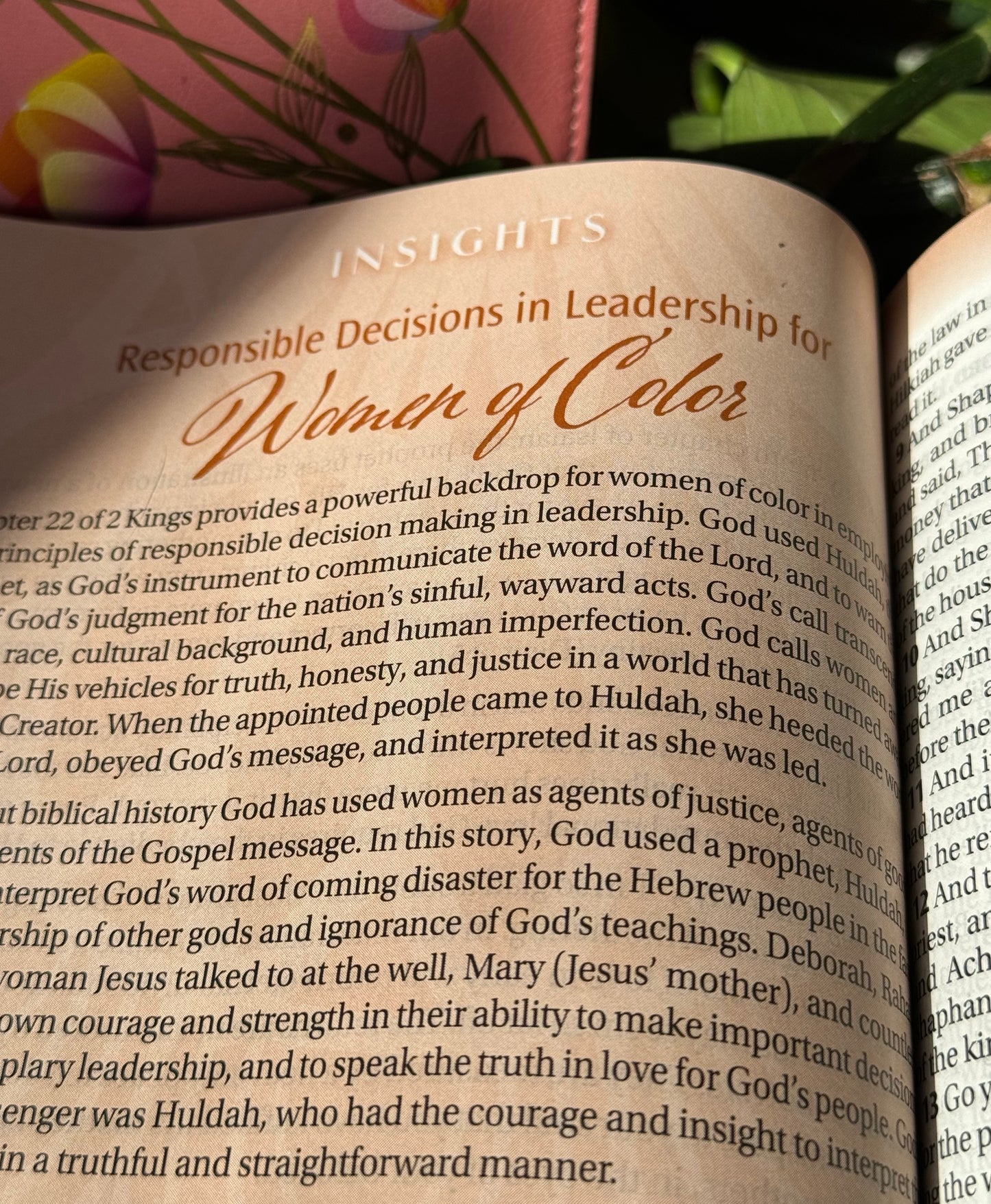 The New Women of Color Study Bible - Purple