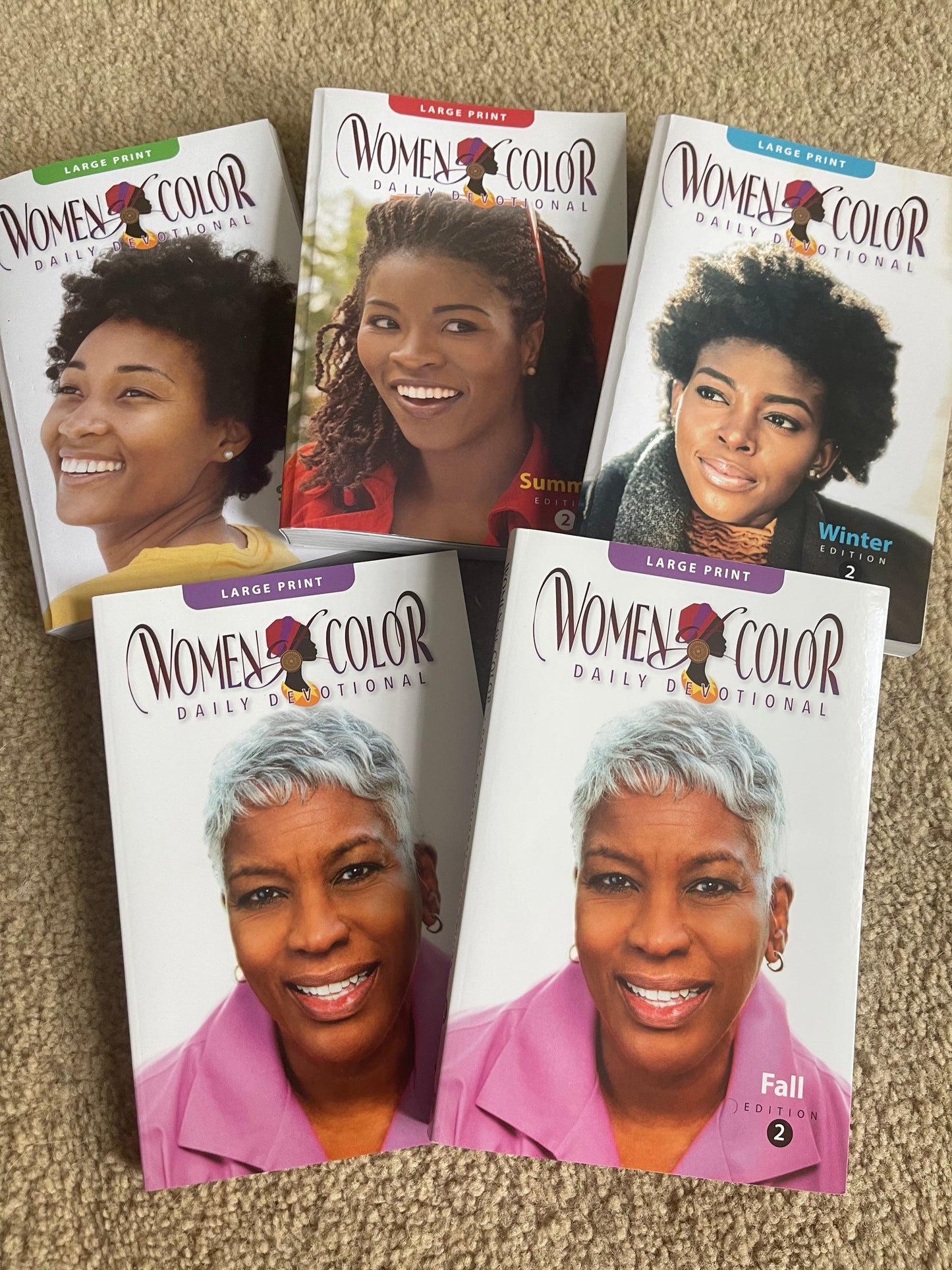 Year 2 - Women of Color Daily Devotionals x2 - 10 Books